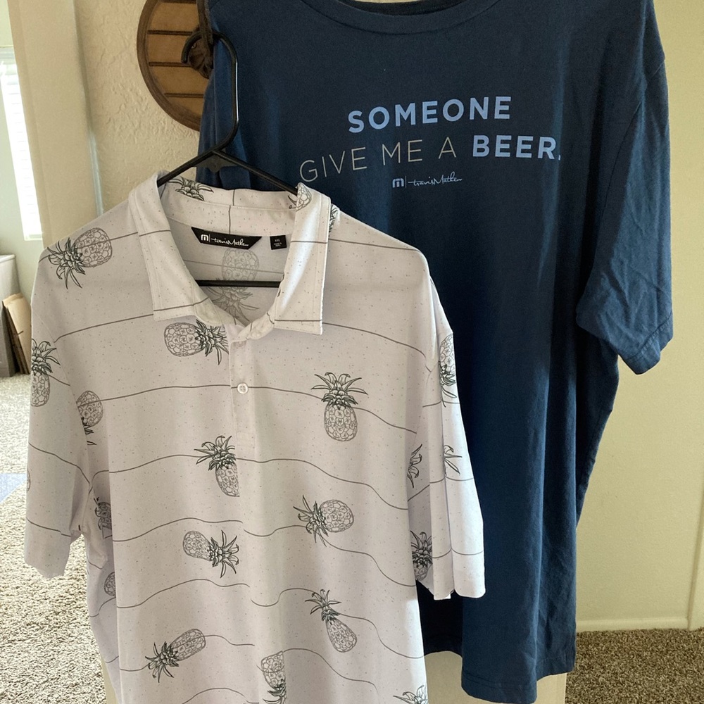 Travis Mathew golf shirts. XXL
